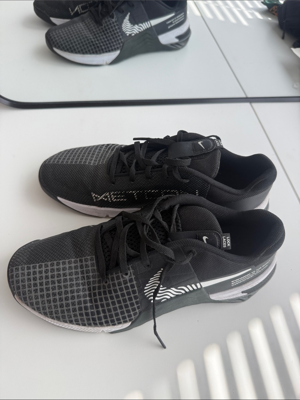 Nike METCON Womens Black and White Sneakers